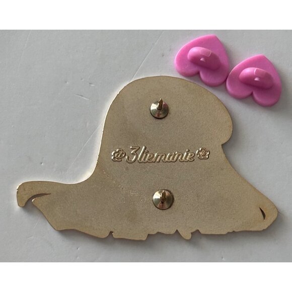 Green Glitter Anime Cute Girl Enamel Lapel Pin 3Liemarie - Picture 3 of 3